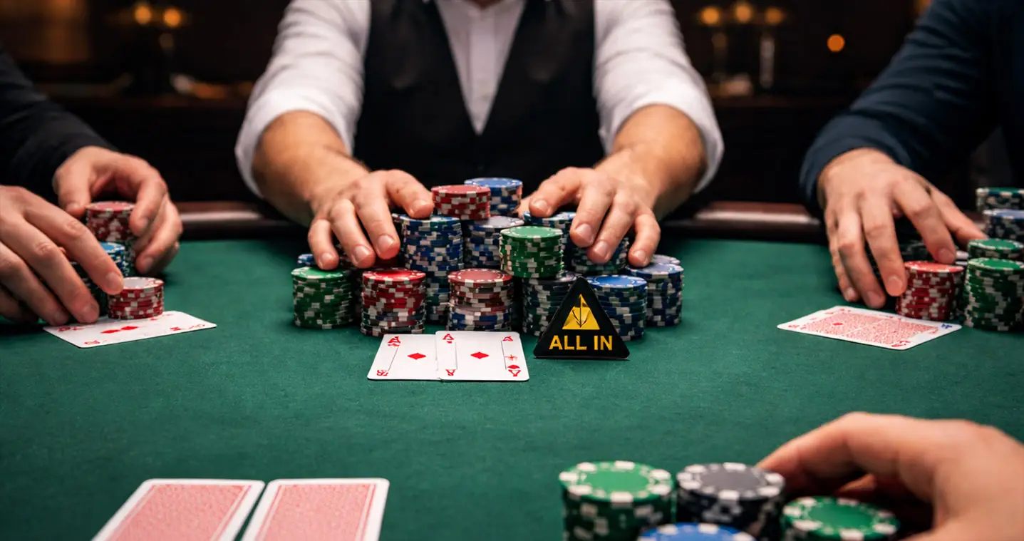 Going all-in at Poker