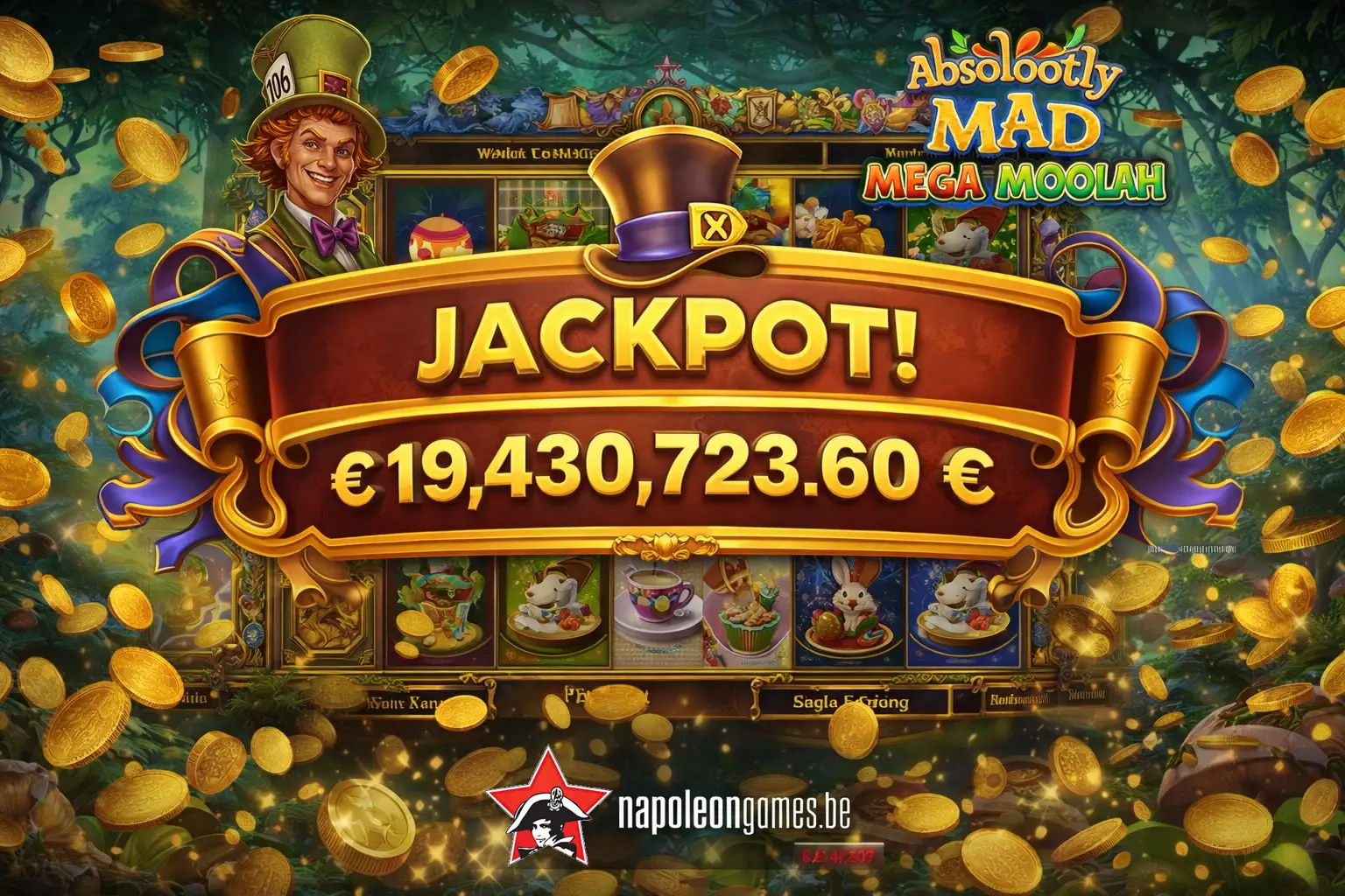 Biggest jackpot won in Belgium